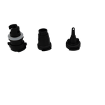 Three different nozzle attachments for the Handheld Air Pump, displayed separately on a white background.