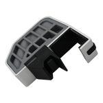 Angled view of Pontoon Fender & Dock Line Hanger, highlighting the open clamp and grip design.