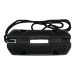 Side view of the Compact Fender EVA 2.0, highlighting the durable black EVA construction and attachment points.