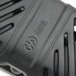 Close-up of the EVA Permanent Dock Fender showing embossed logo and vented panel design.