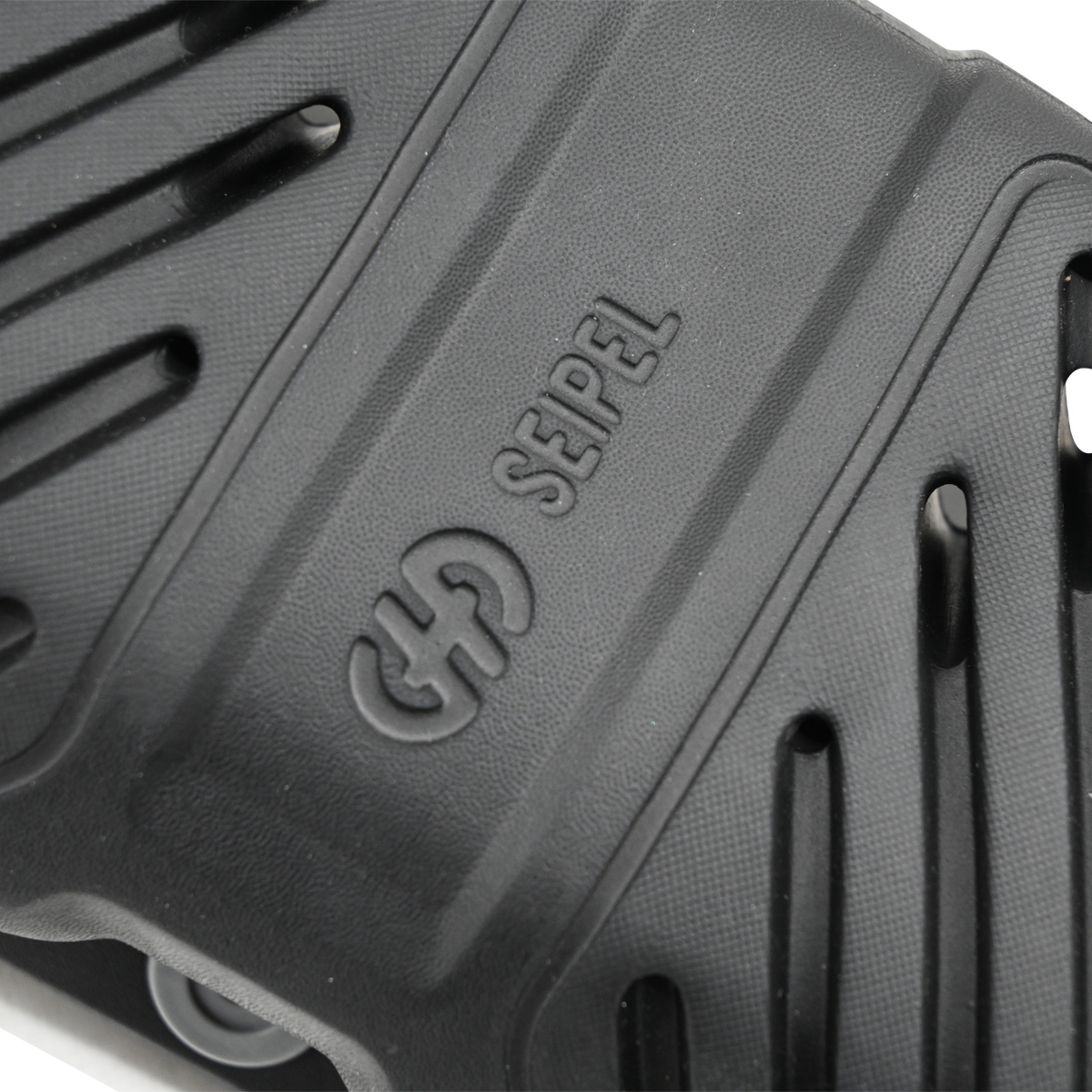 Close-up of the EVA Permanent Dock Fender showing embossed logo and vented panel design.