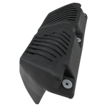 Angled view of the EVA Permanent Dock Fender, featuring vented ridges, reinforced edges, and pre-drilled mounting holes.