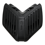 Front view of the EVA Permanent Corner Dock Fender, displaying its wide V-shaped design and mounting points.