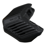 Close-up of the EVA Permanent Corner Dock Fender showing embossed logo and vented panel design.