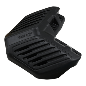 Close-up of the EVA Permanent Corner Dock Fender showing embossed logo and vented panel design.