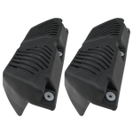 Two EVA Permanent Dock Fender, featuring vented ridges, reinforced edges, and pre-drilled mounting holes.