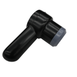 Side view of the Handheld Air Pump, featuring a black ergonomic handle and a gray section near the nozzle.