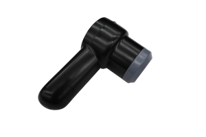 Side view of the Handheld Air Pump, featuring a black ergonomic handle and a gray section near the nozzle.