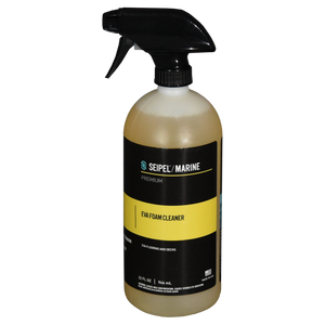 EVA Foam Cleaner in a 32 oz spray bottle with yellow liquid, black trigger sprayer, and black label with yellow accents.