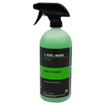 Spot Remover Cleaner in a 32 oz spray bottle with green liquid, black trigger sprayer, and black label with green accents.