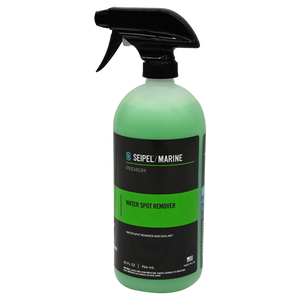 Spot Remover Cleaner in a 32 oz spray bottle with green liquid, black trigger sprayer, and black label with green accents.